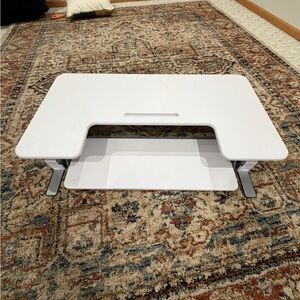 ViVI White Adjustable Desk Riser